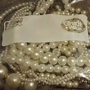 Faux pearls